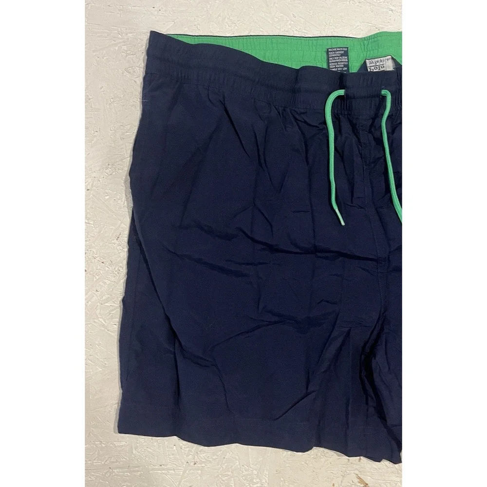 Polo Ralph Lauren Men's‎ Swim Trunks Shorts XL Blue Green Mesh Lined Logo